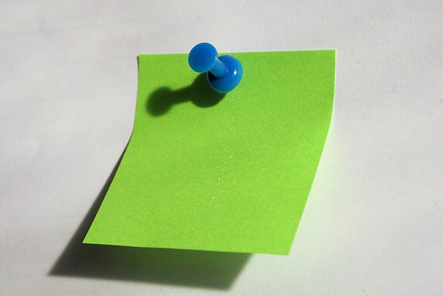 sticky note