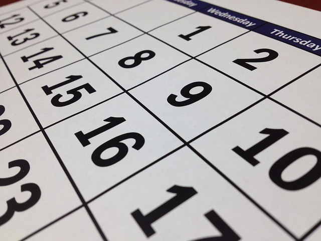 get ready for a test - calendar